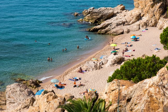 Cala Roca Grossa (vista aérea)